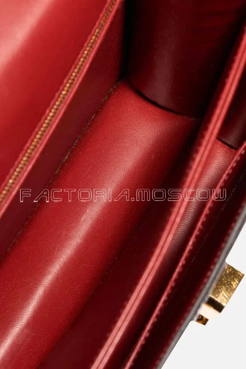 Hermès Constance 24 Alligator Mississippi Black/Rouge Grenat GHW