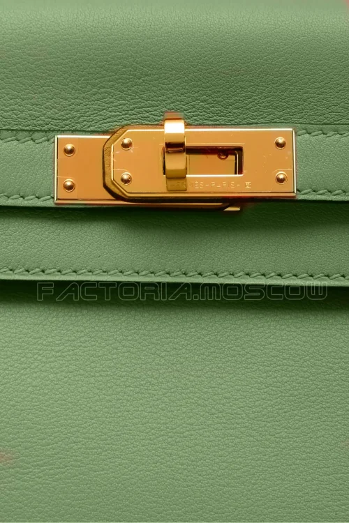 Hermes Kelly Retourne 25 Swift Vert Qriquet GHW