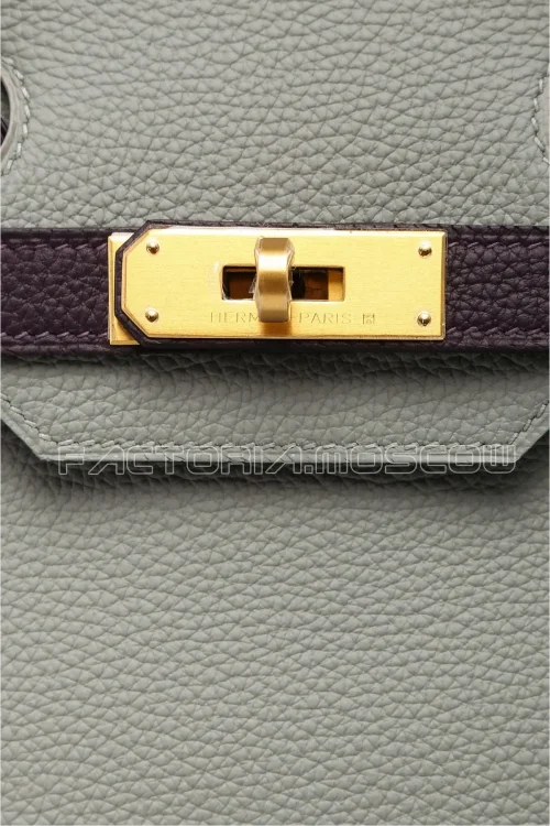 Hermes Special Order HSS Birkin 30 Togo Colour Blue Glacier/Raisin GHW