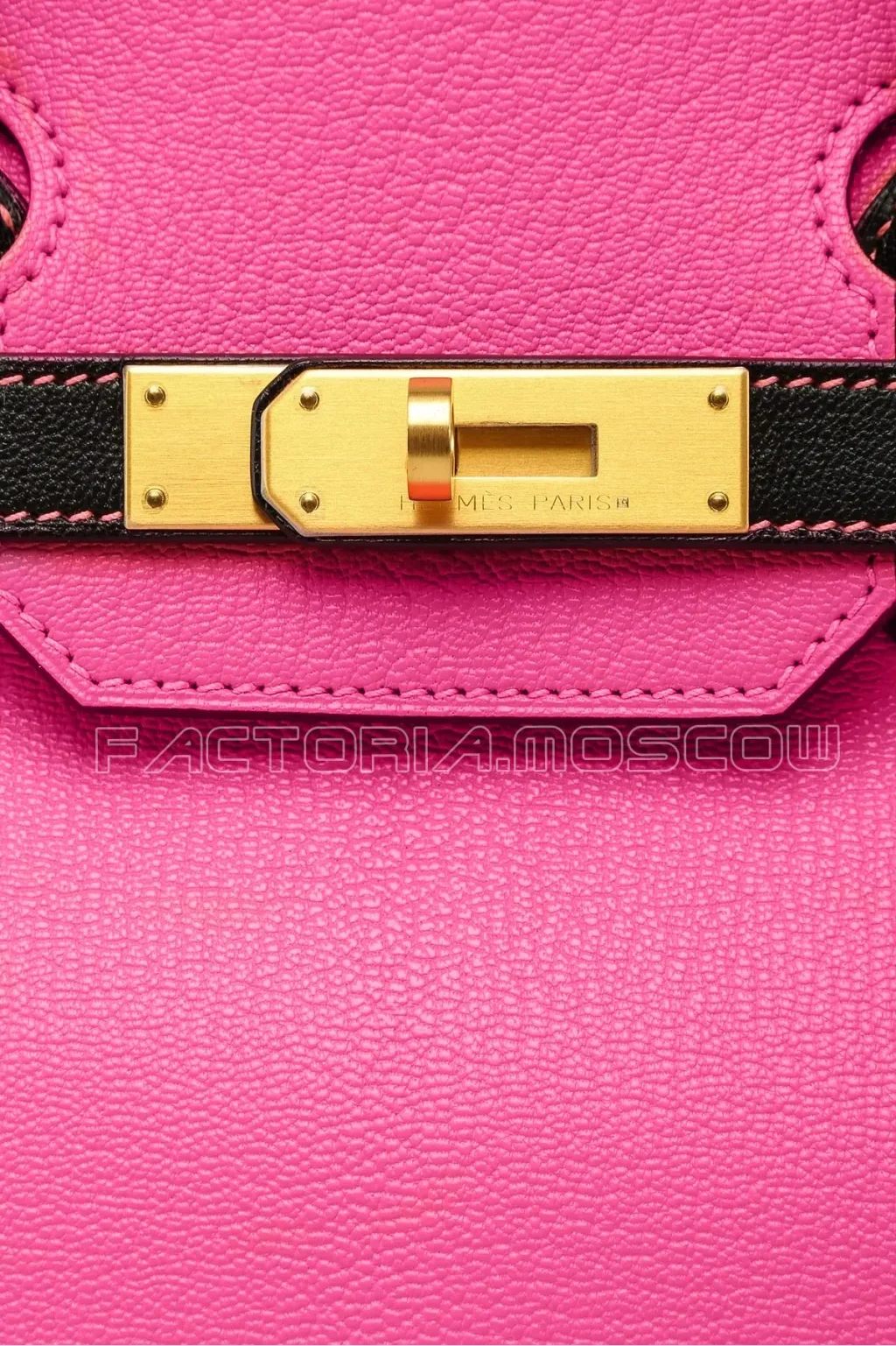 Hermes Birkin 30 Special order HSS Chèvre Rose Tyrien/Black GHW