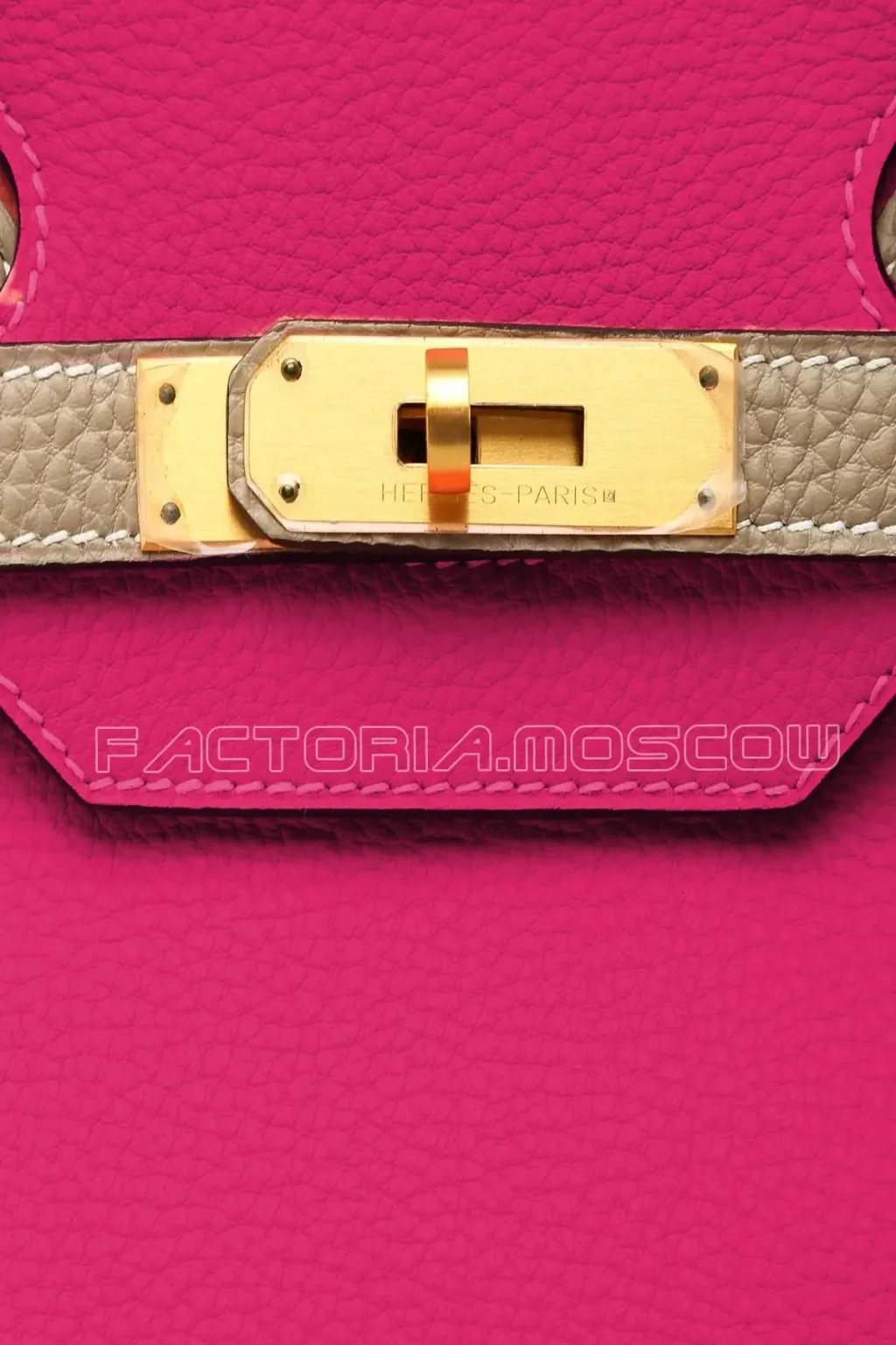 Hermes Birkin 30 Togo Special Order HSS Rose Mexico/Gris Tourterelle GHW