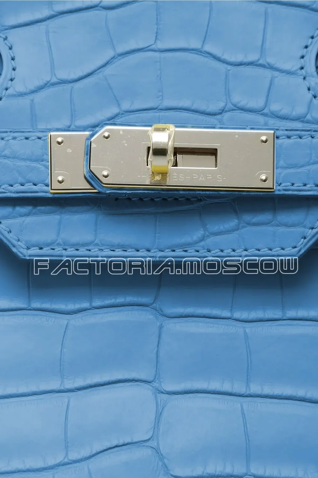Hermes Birkin 30 Alligator matte Colour Mykonos PHW