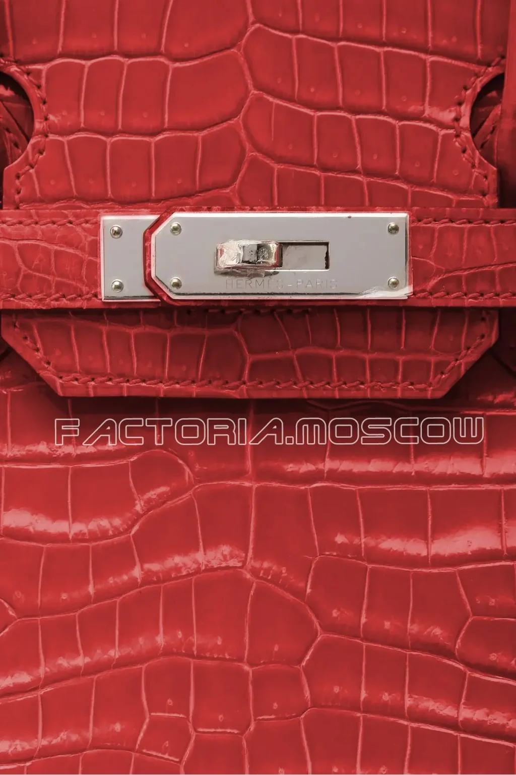 Hermes Birkin 30 Porosus Lisse Colour Braise PHW