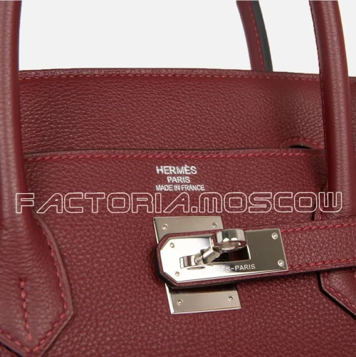 Hermes Birkin 40 Togo Colour Rouge H PHW