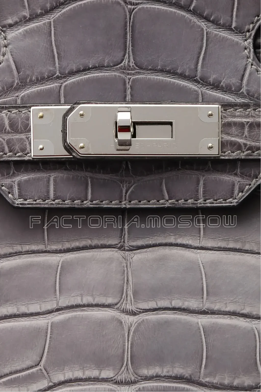 Hermes Birkin 30 Gris de Paris Alligator Matte PHW