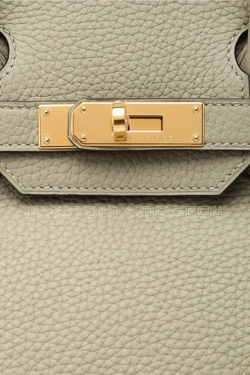Hermes Birkin 30 Sauge Clemence GHW