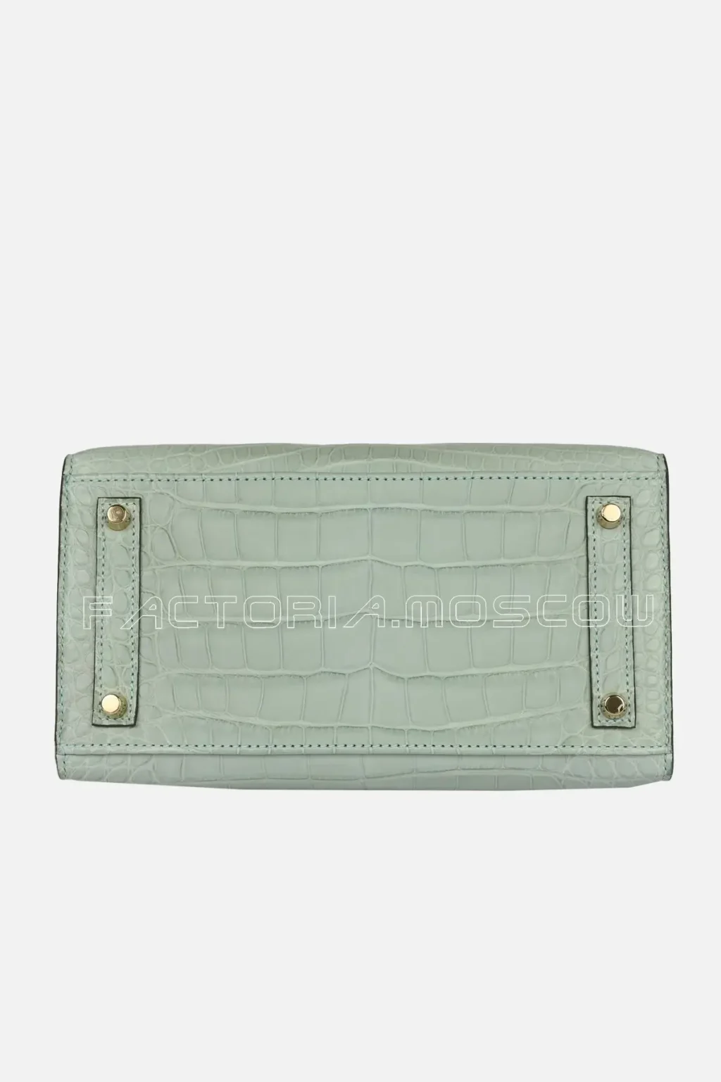 Hermès Birkin Sellier 20 Vert D'eau Matte Alligator GHW