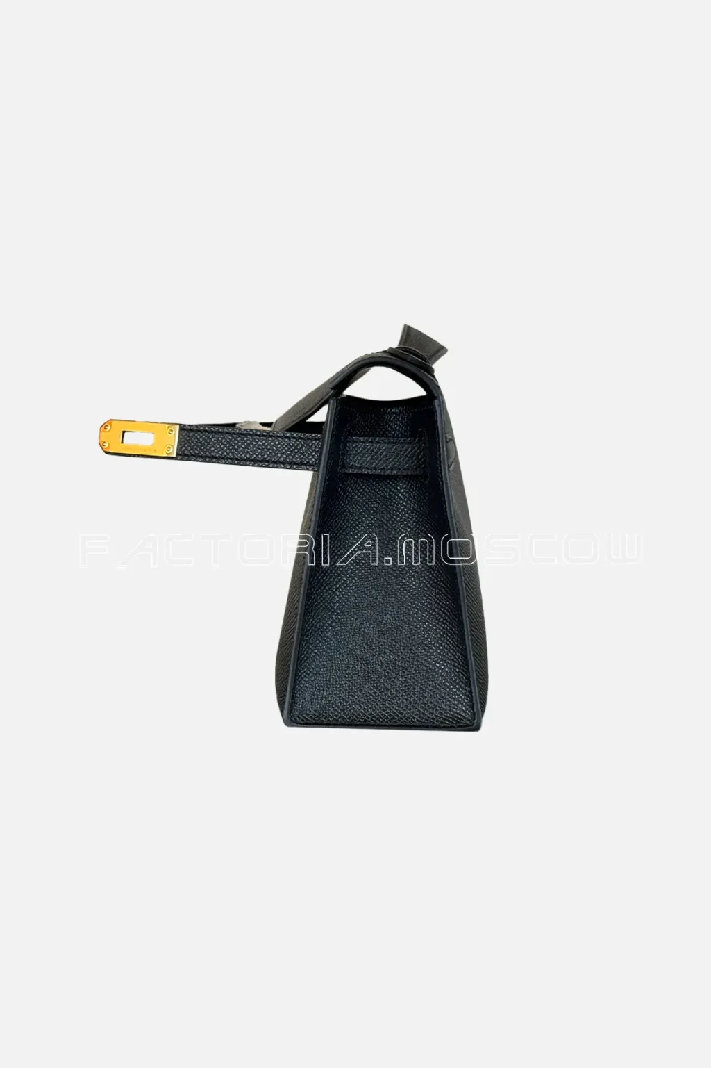 Hermes Kelly Pochette Epsom Colour Black GHW