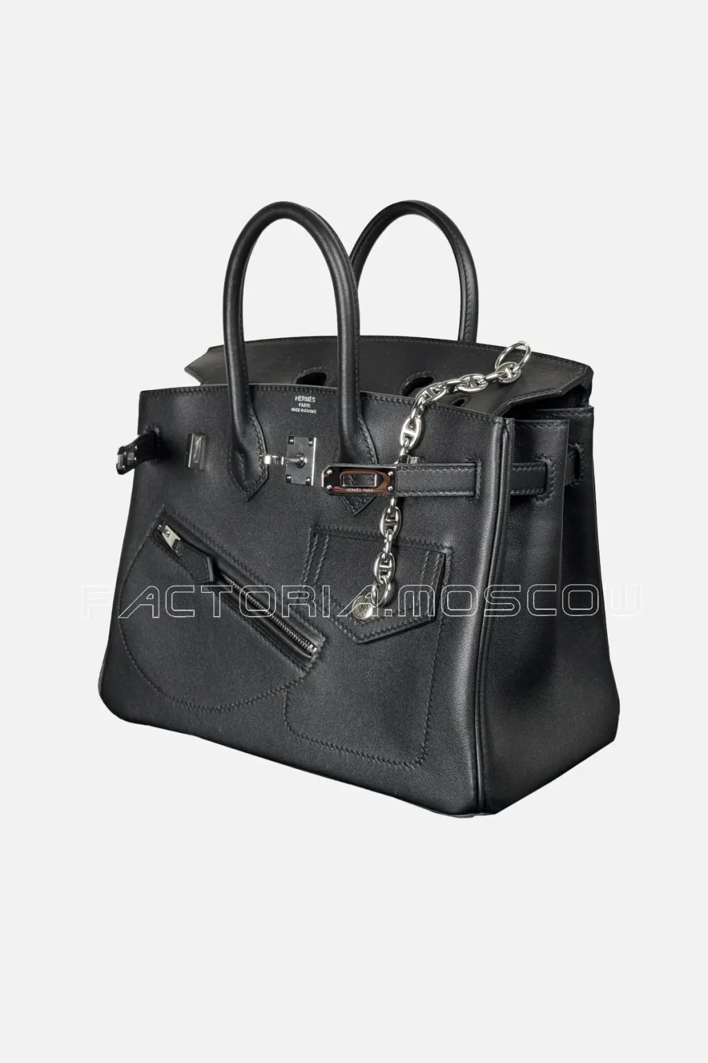 Hermès Birkin 25 Rock Volupto Black PHW