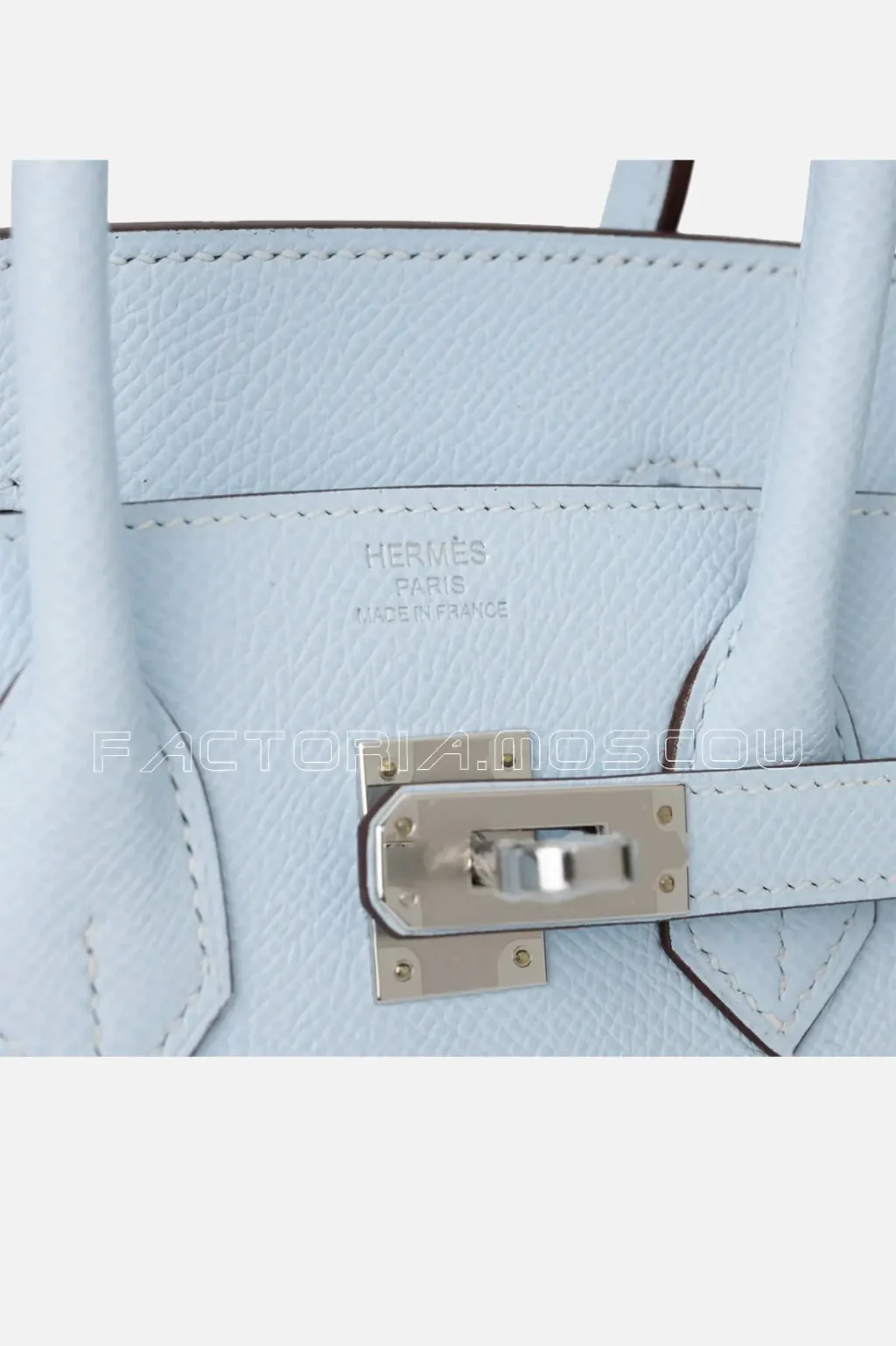 Hermès Birkin Sellier 25 Bleu Brume Epsom PHW