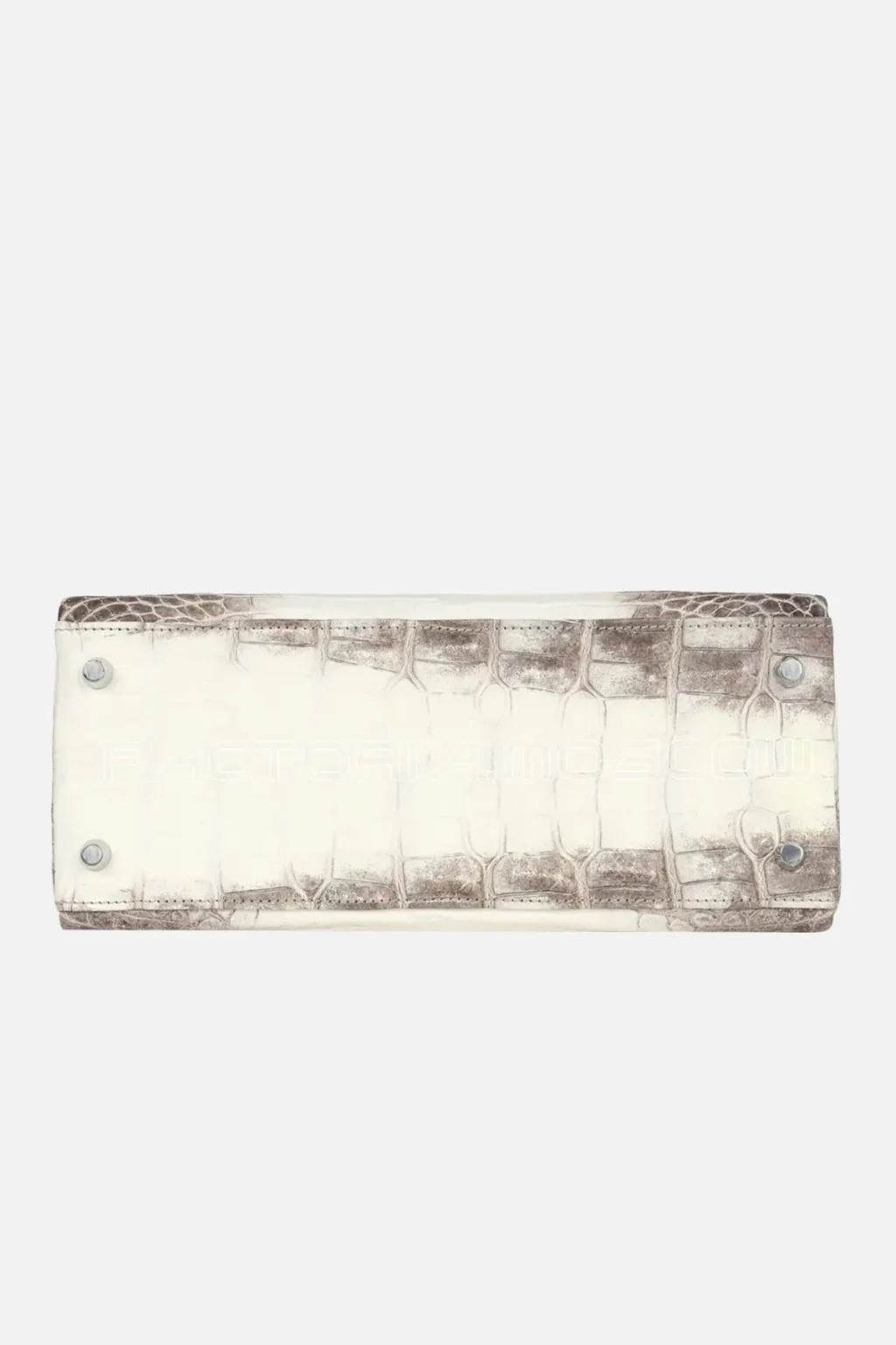 Hermès Kelly Retourne 28 Himalaya Matte Niloticus Crocodile PHW