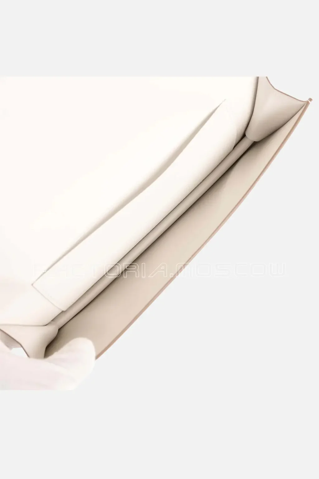 Hermès Shadow Kelly Cut Gris Pale Swift
