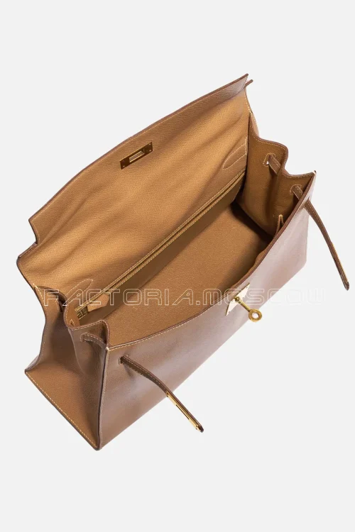 Hermès Kelly Sellier 32 Epsom Colour Cognac GHW
