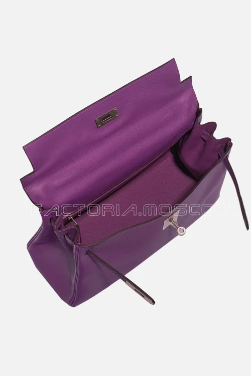 Hermès Kelly Retourne 32 Evercolor Colour Anemone PHW