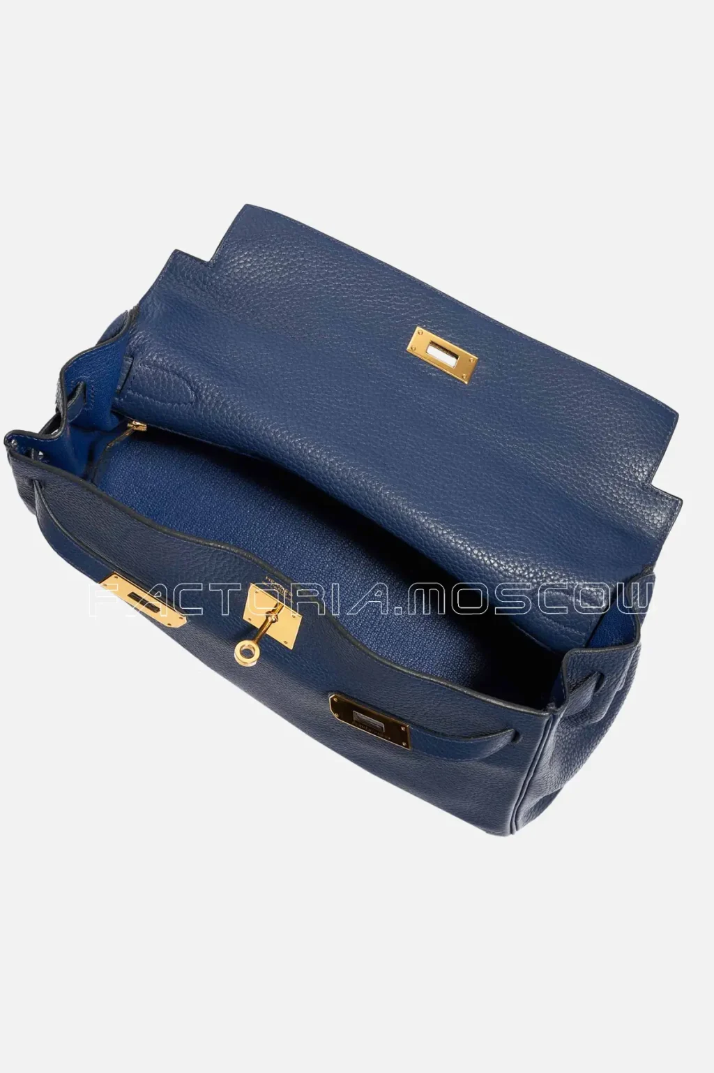Hermès Kelly Retourne 32 Togo Colour Blue De Prusse GHW