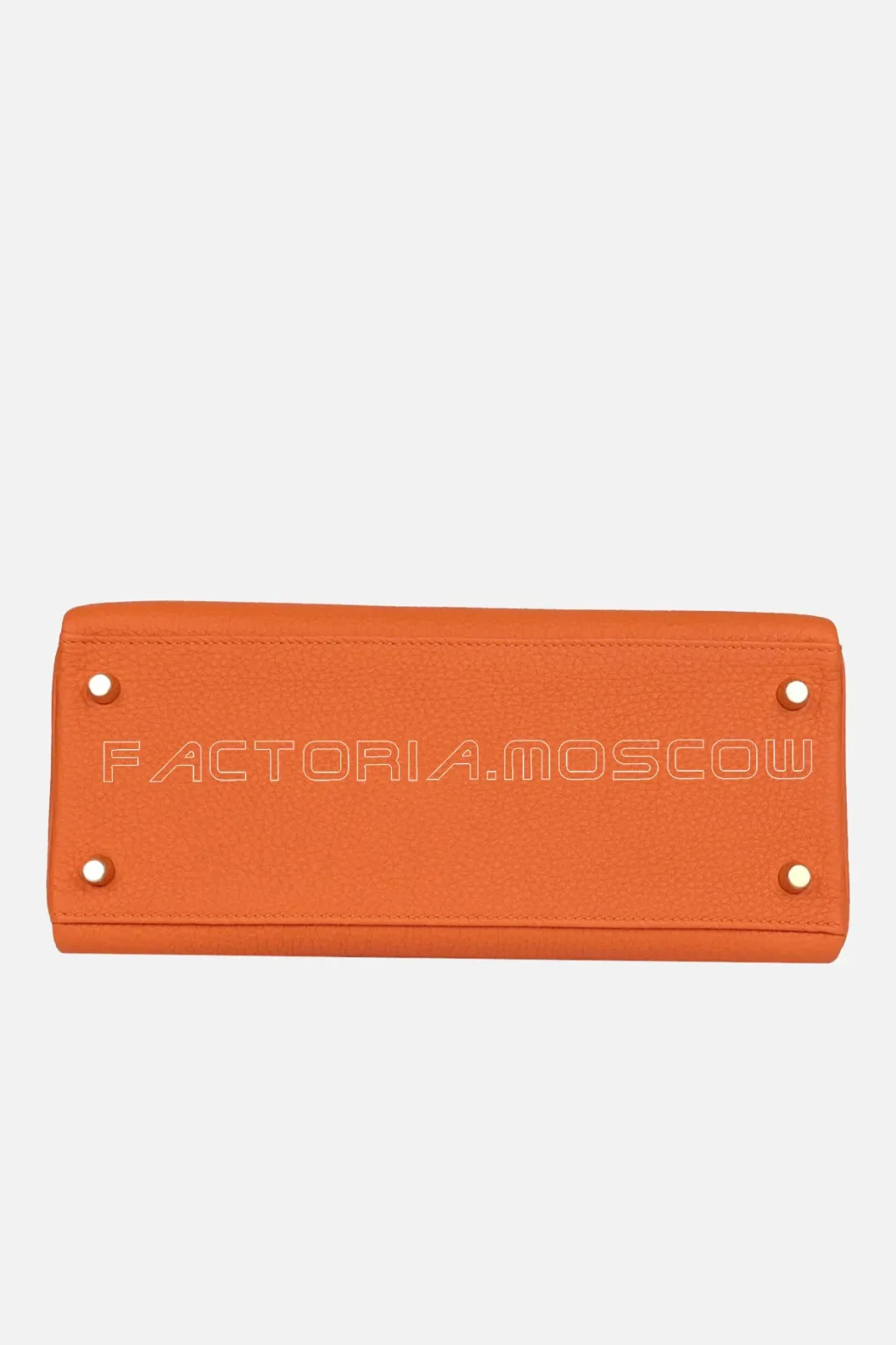 Hermès Kelly Retourne 28 Orange Togo GHW