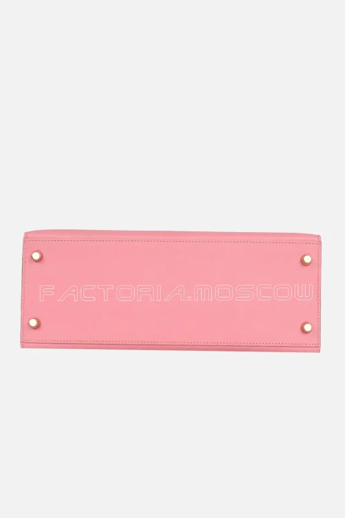 Hermès Kelly Sellier 28 Rose Confetti Epsom GHW