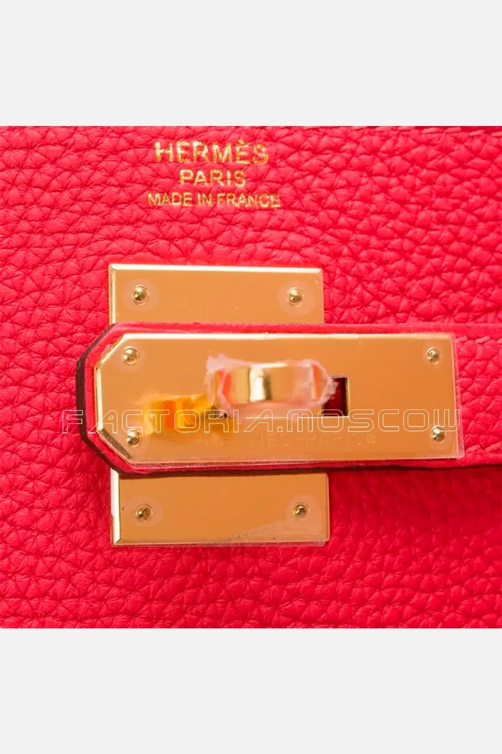 Hermes Kelly Retourne 32 Togo Colour Rouge Pivoine GHW