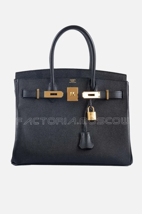 Hermes Birkin 30 Black Epsom GHW