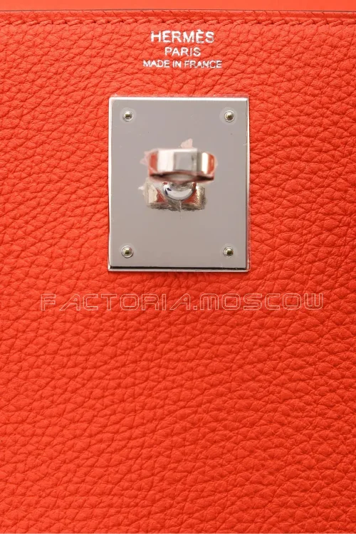 Hermes Kelly 28 Retourne Capucine Togo PHW