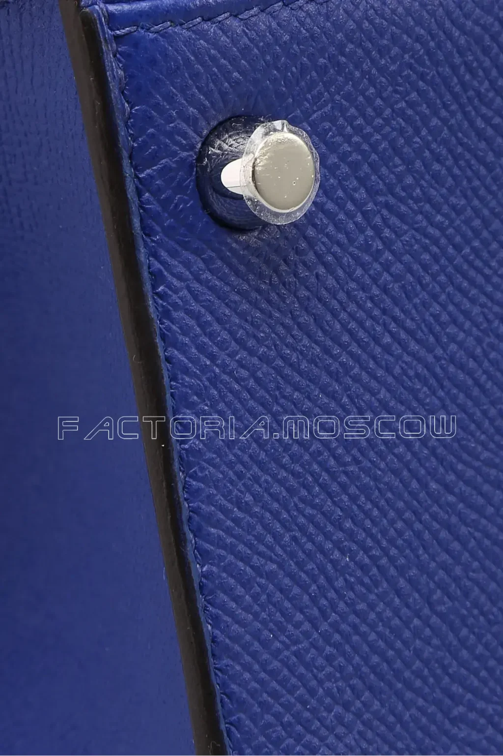 Hermes Kelly 28 Sellier Bleu Electrique Epsom PHW
