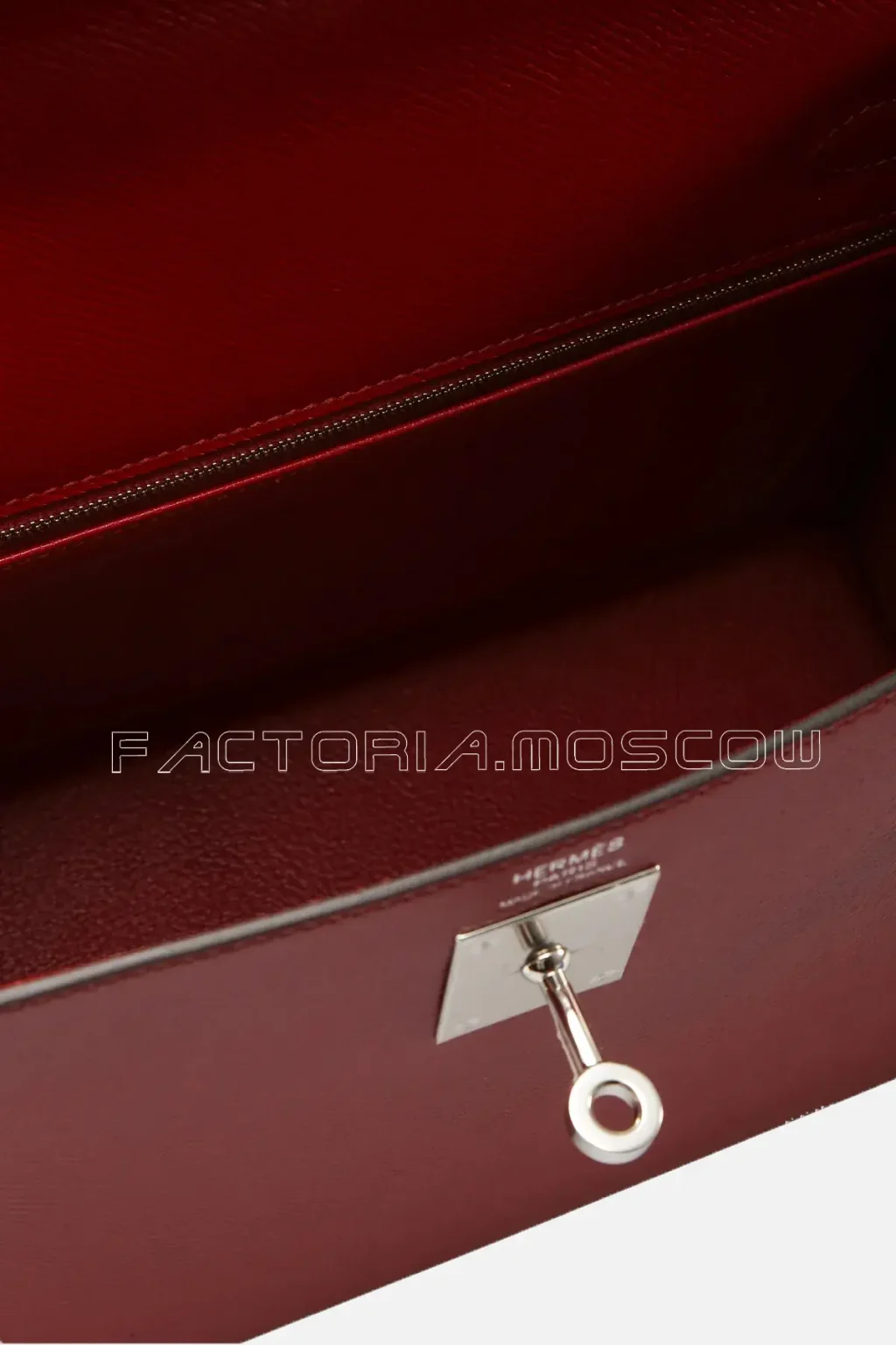 Hermes Kelly Sellier 32 Veau Epsom Colour Rouge Grenade PHW
