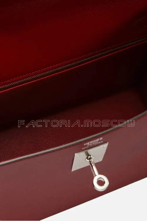 Hermes Kelly Sellier 32 Veau Epsom Colour Rouge Grenade PHW