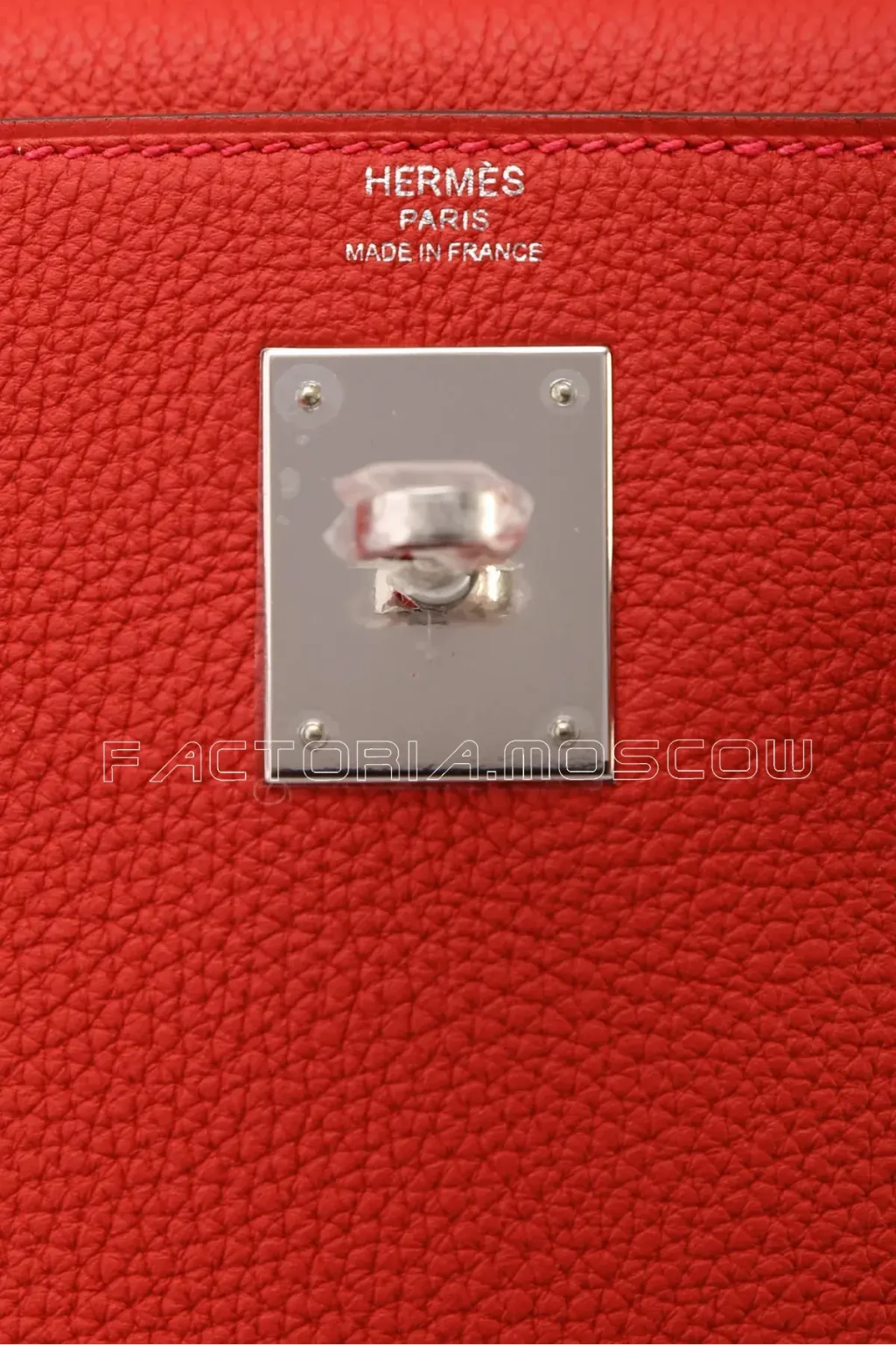 Hermes Kelly 28 Retourne Geranium Togo PHW