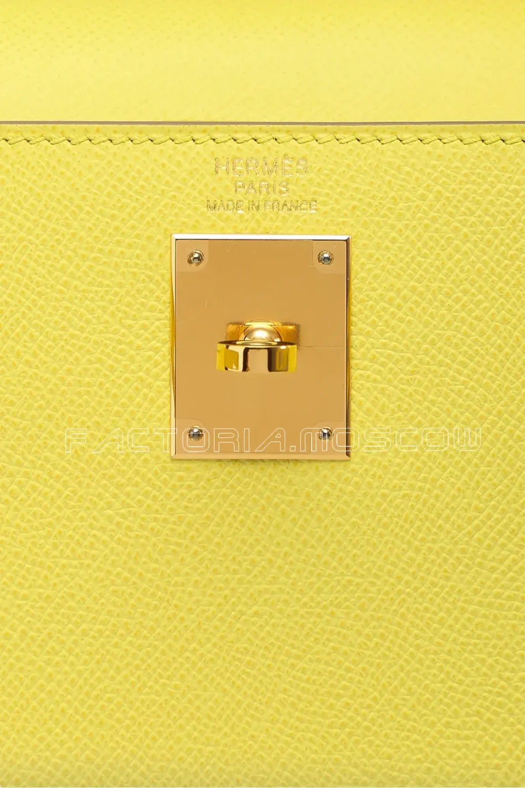 Hermes Kelly Sellier 32 Epsom Colour Soufre GHW