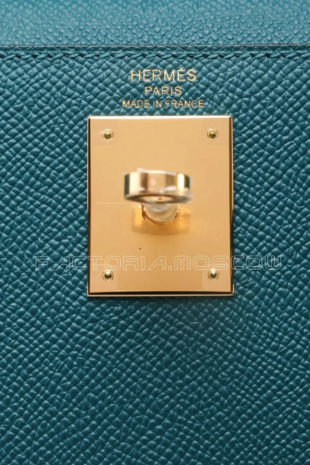 Hermes Kelly Sellier 28 Vert Bosphore Epsom GHW