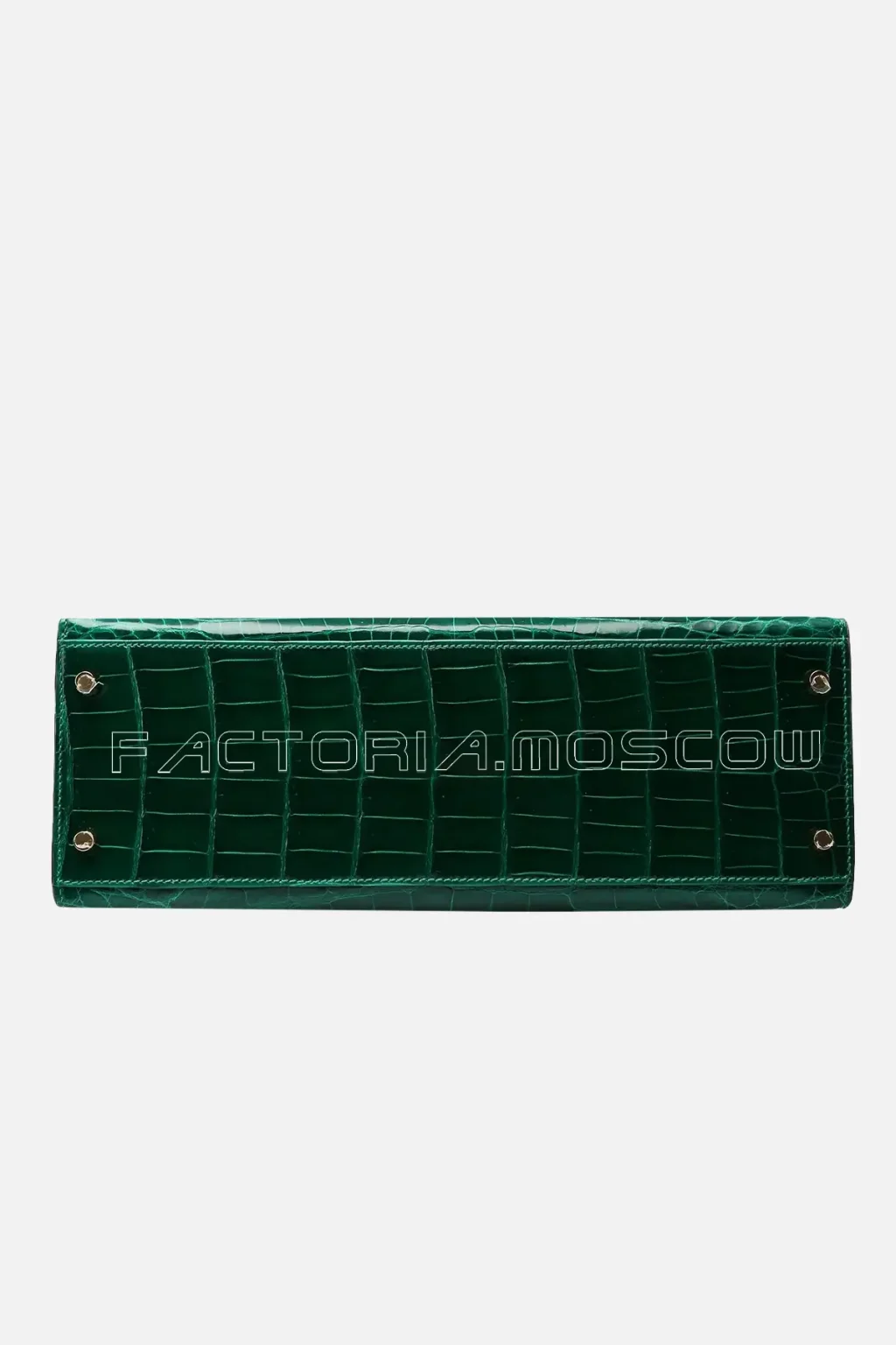 Hermes Kelly Sellier 32 Shiny Niloticus Colour Vert Emeraude GHW