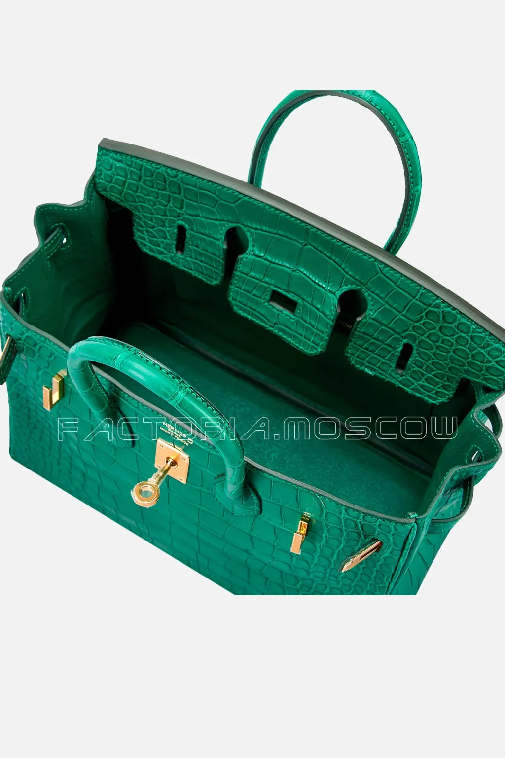 Hermès Birkin 25 Malachite Matte Alligator GHW
