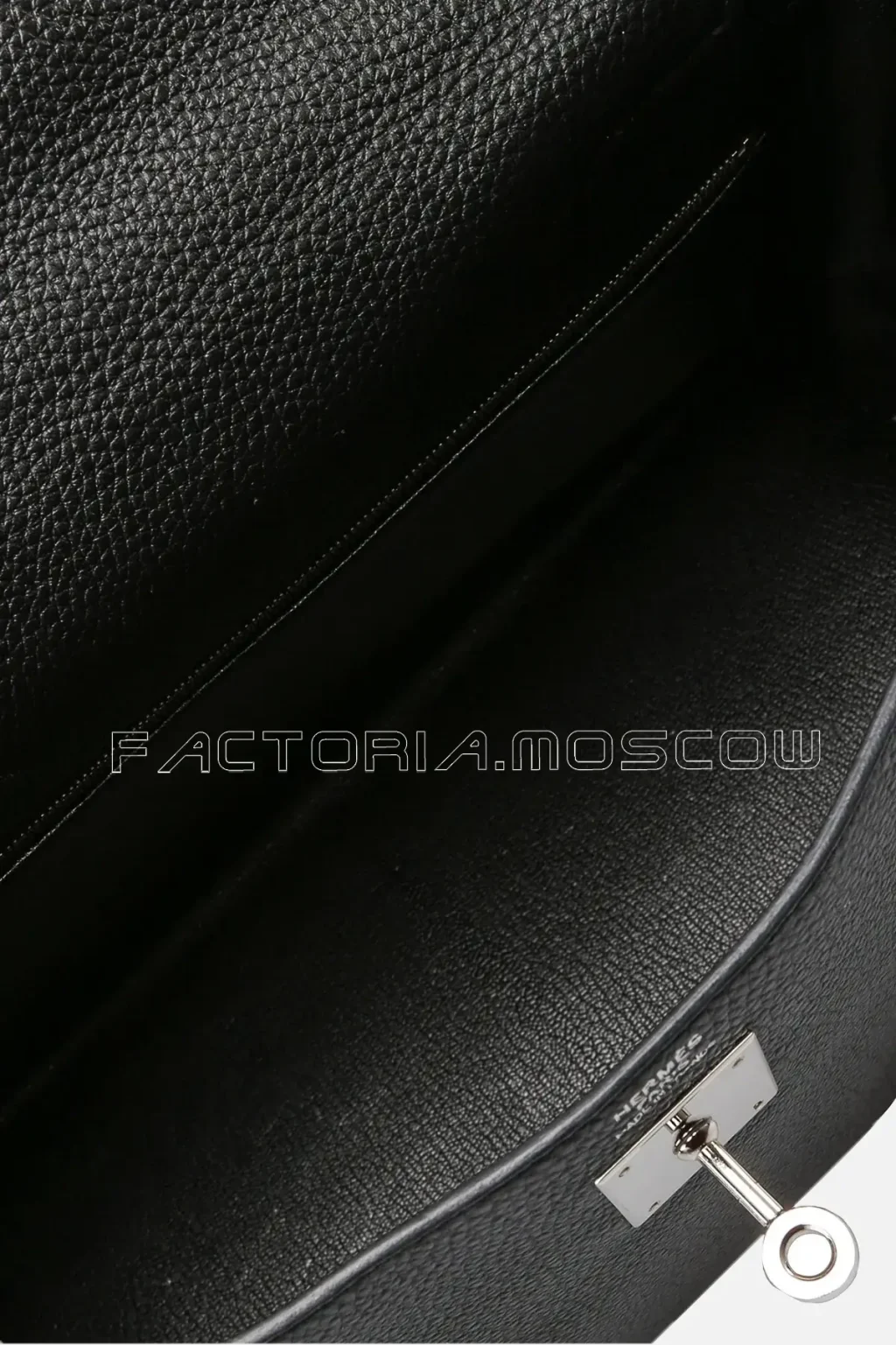 Hermes Kelly Retourne 32 Veau Togo Colour Noir PHW
