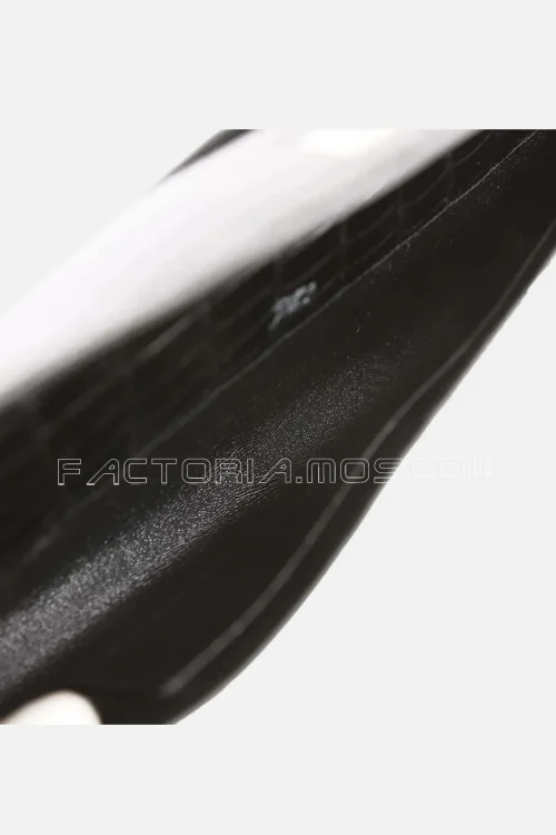 Hermès Kelly Cut Black Shiny Alligator PHW