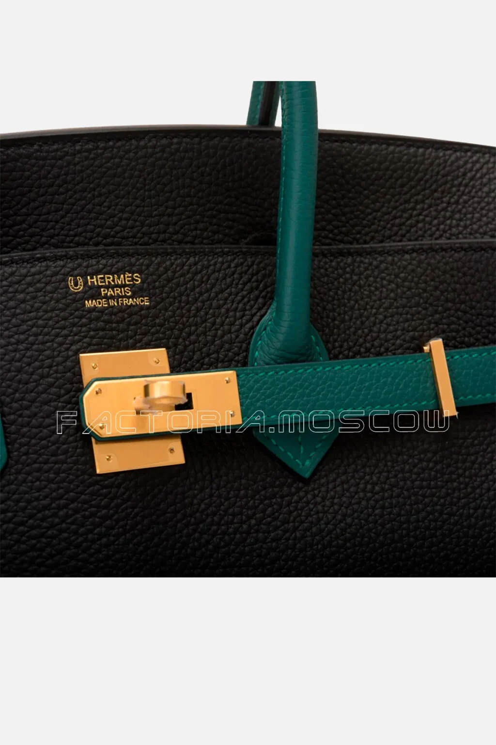 Hermès Special Order HSS Birkin 35 Togo Bicolor Black/Malachite Bghw