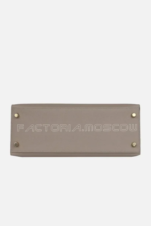 Hermès Special Order (HSS) Kelly Sellier 28 Gris Asphalte Verso Epsom Brushed GHW