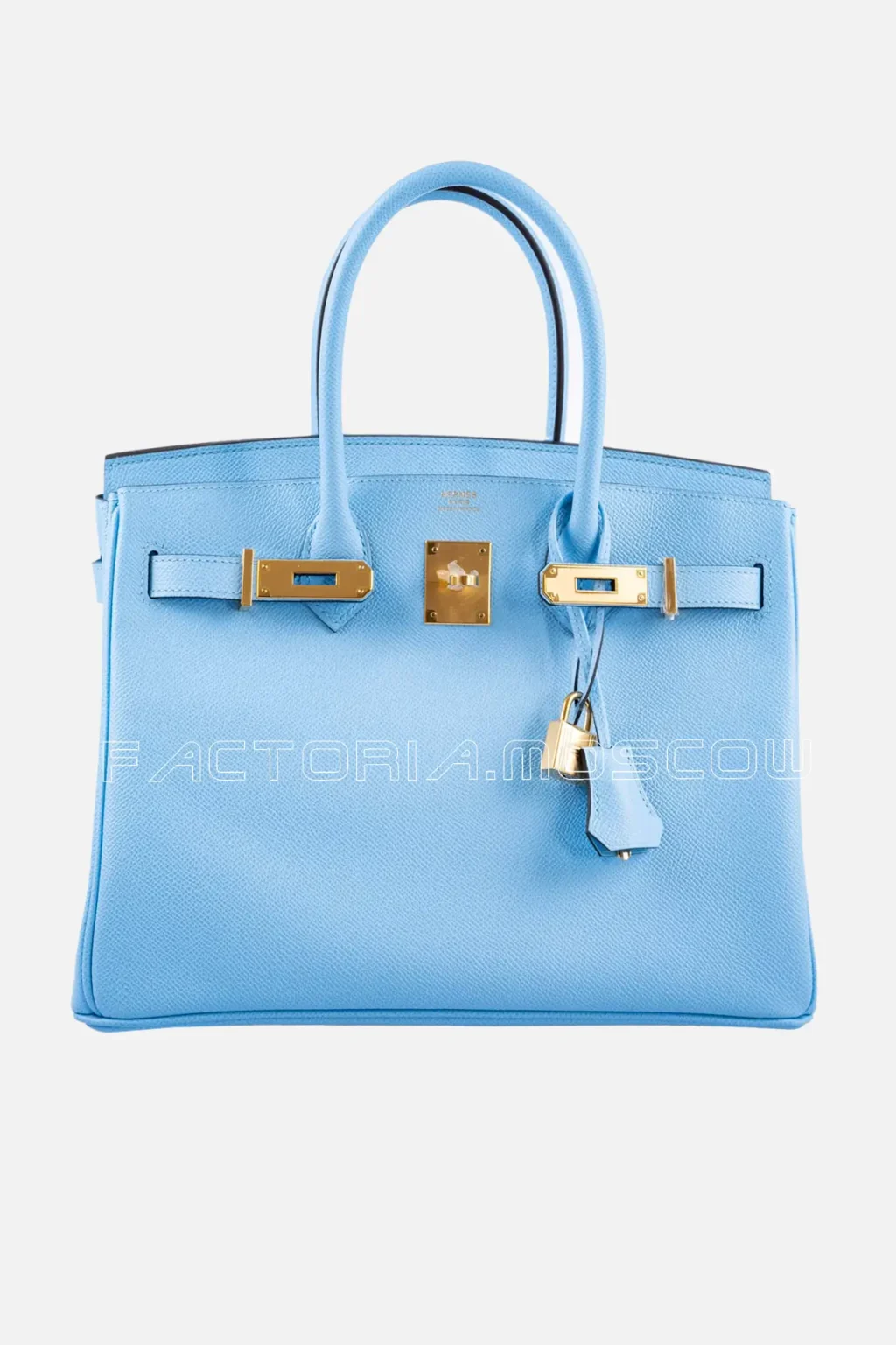Hermes Birkin 30 Blue Celeste Epsom GHW