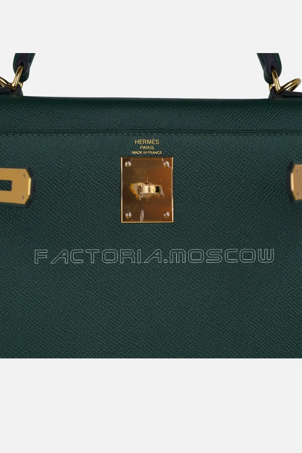 Hermes Kelly Sellier 28 Bag Vert Anglais Epsom Leather GHW