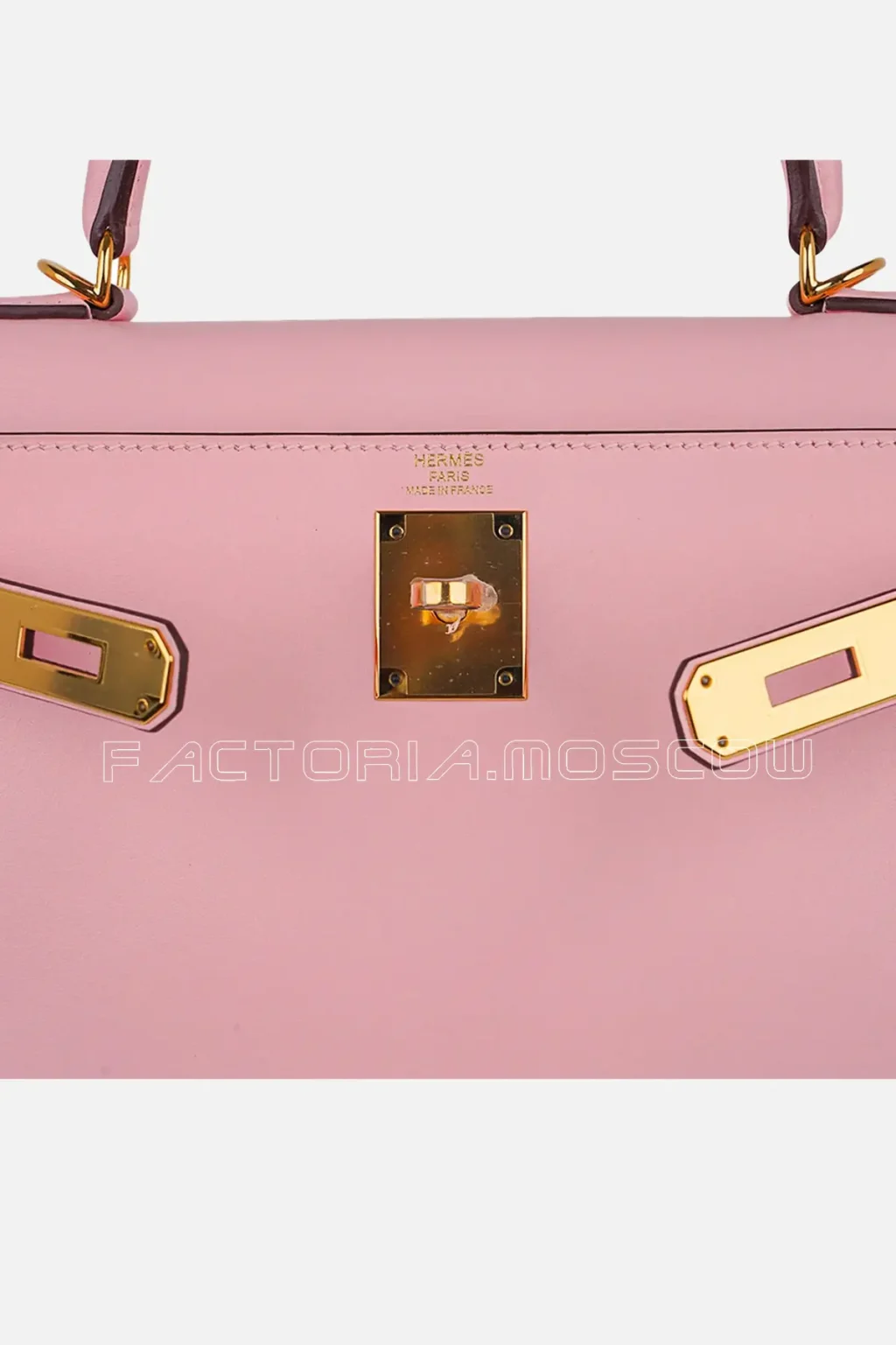 Hermes Kelly 28 Bag Rose Sakura GHW Swift Leather