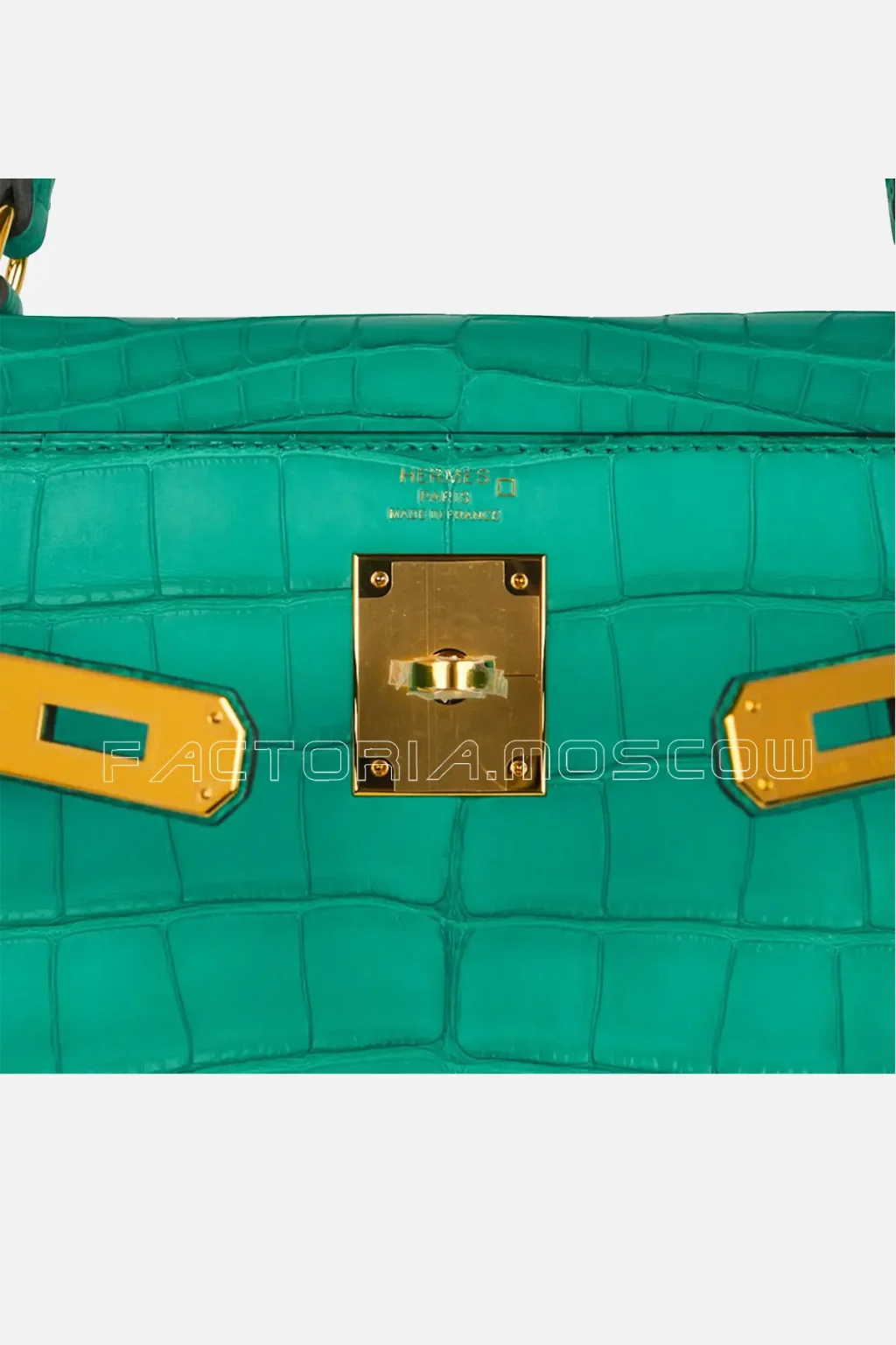 Hermes Kelly 28 Bag Vert Jade Matte Alligator GHW