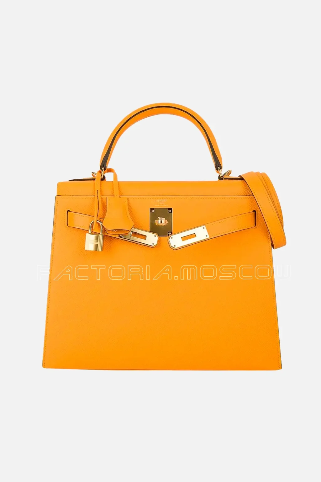 Hermes Kelly Sellier 28 Bag Jaune D’Or Epsom Leather GHW