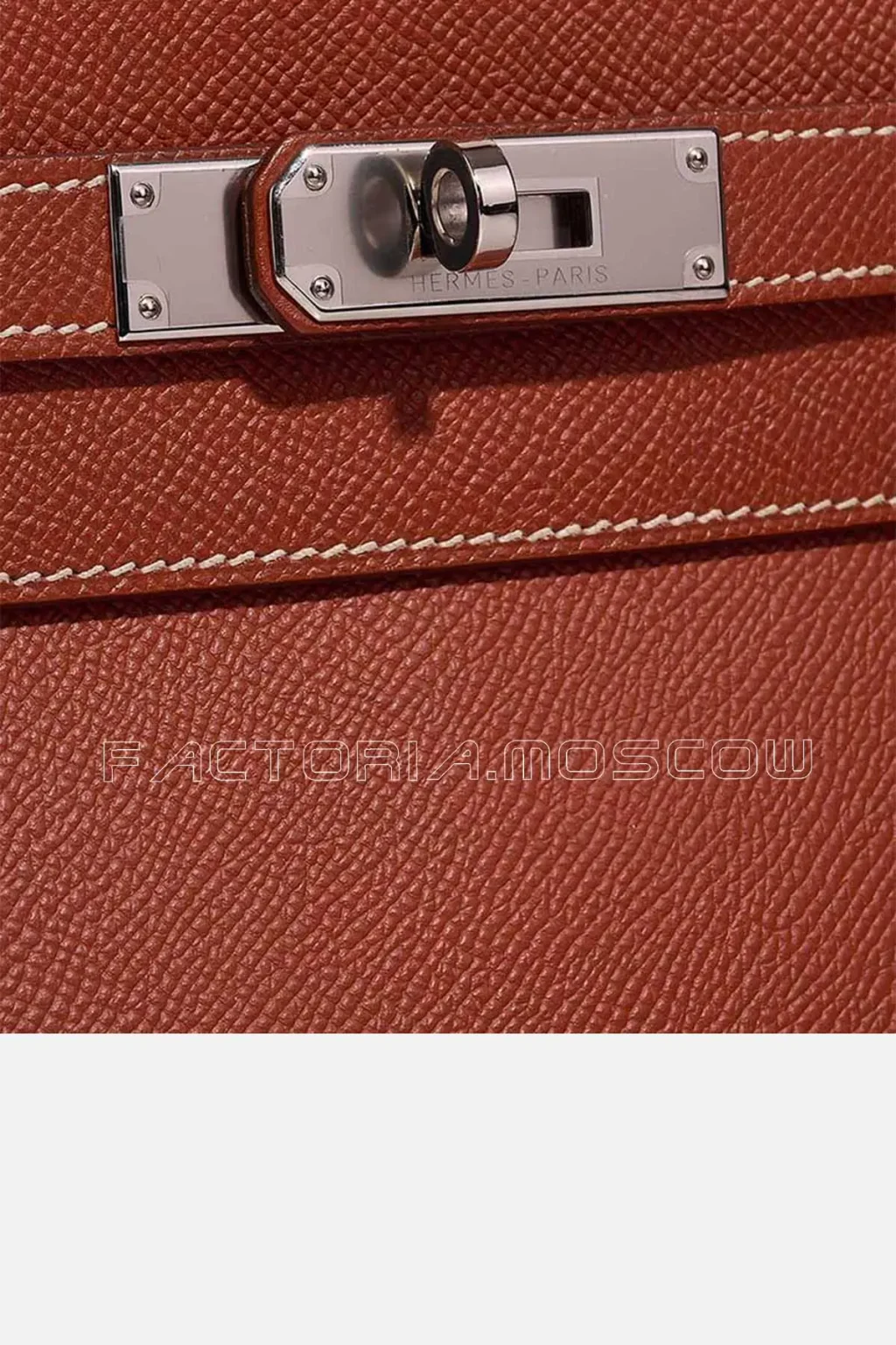 Hermès Kelly Sellier 28 Epsom Colour Brique PHW