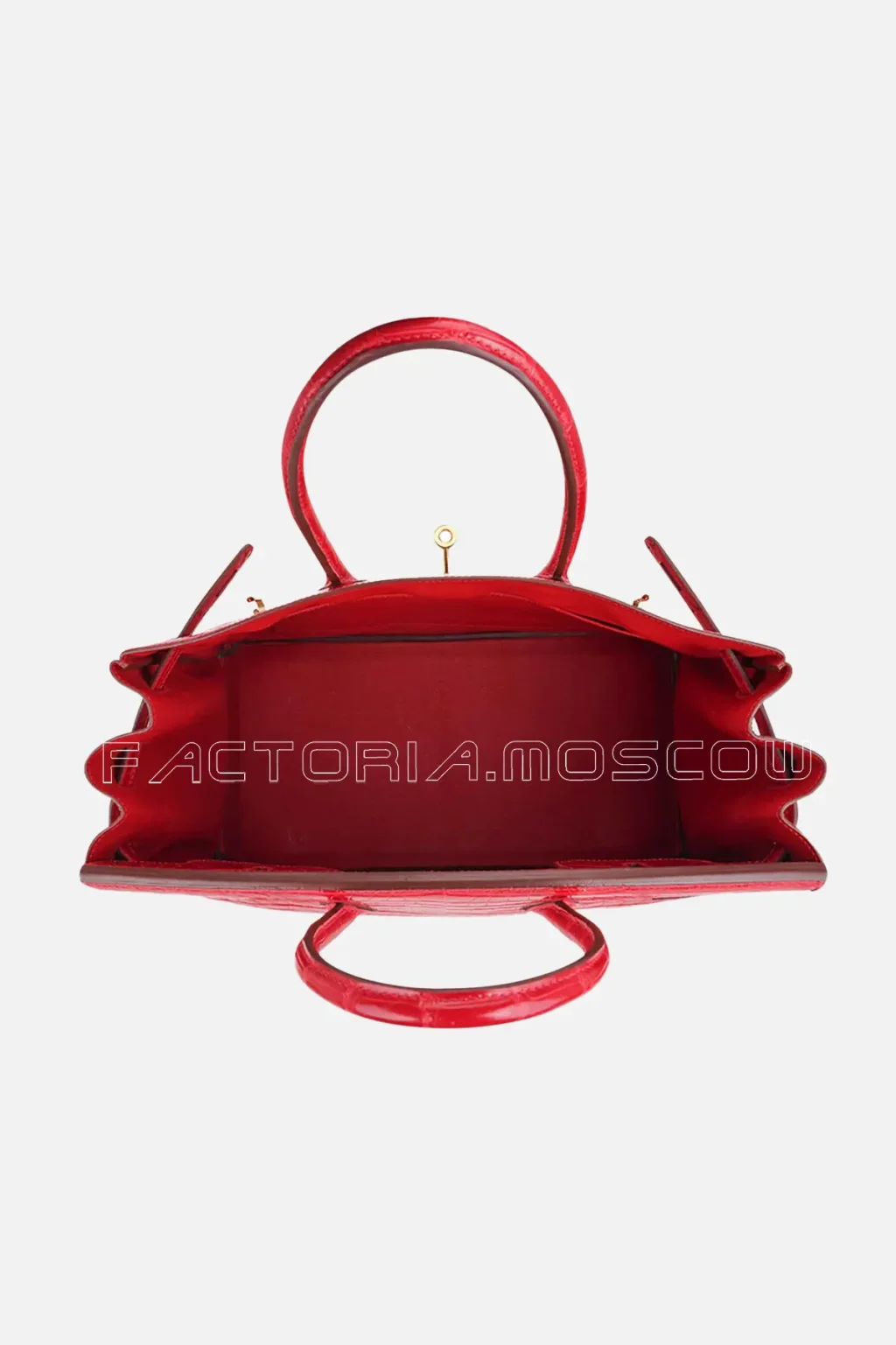 Hermes Birkin 35 Porosus Crocodile Bag Colour Braise RGHW