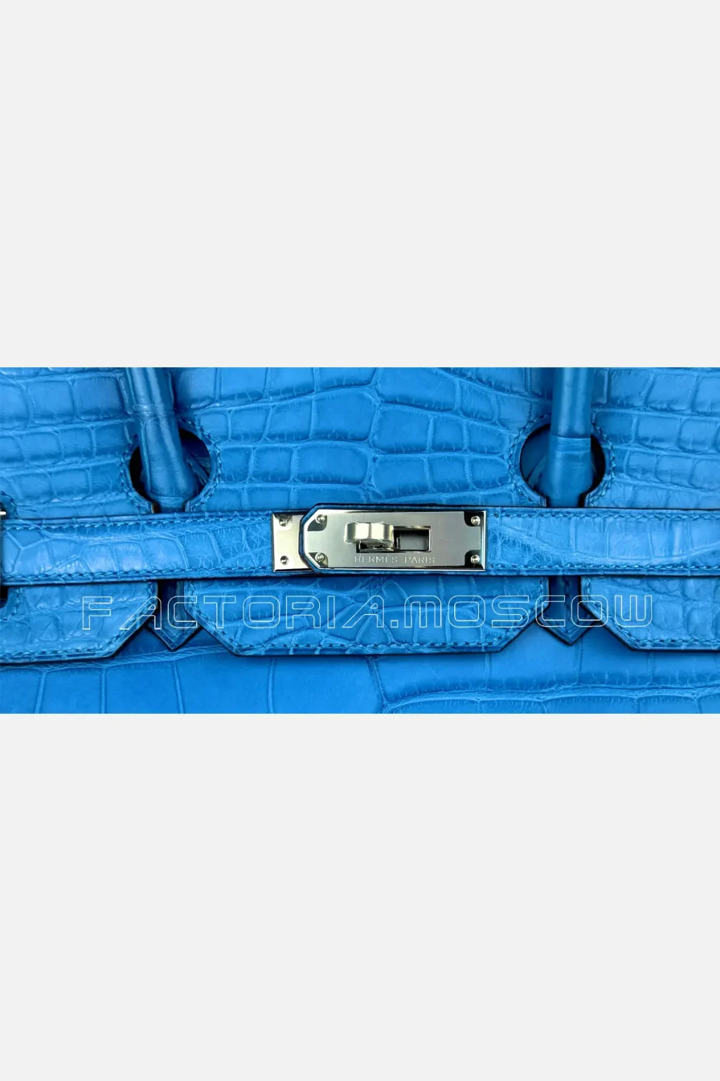 Hermes Birkin 35 Matte Alligator Colour Blue Mykonos PHW