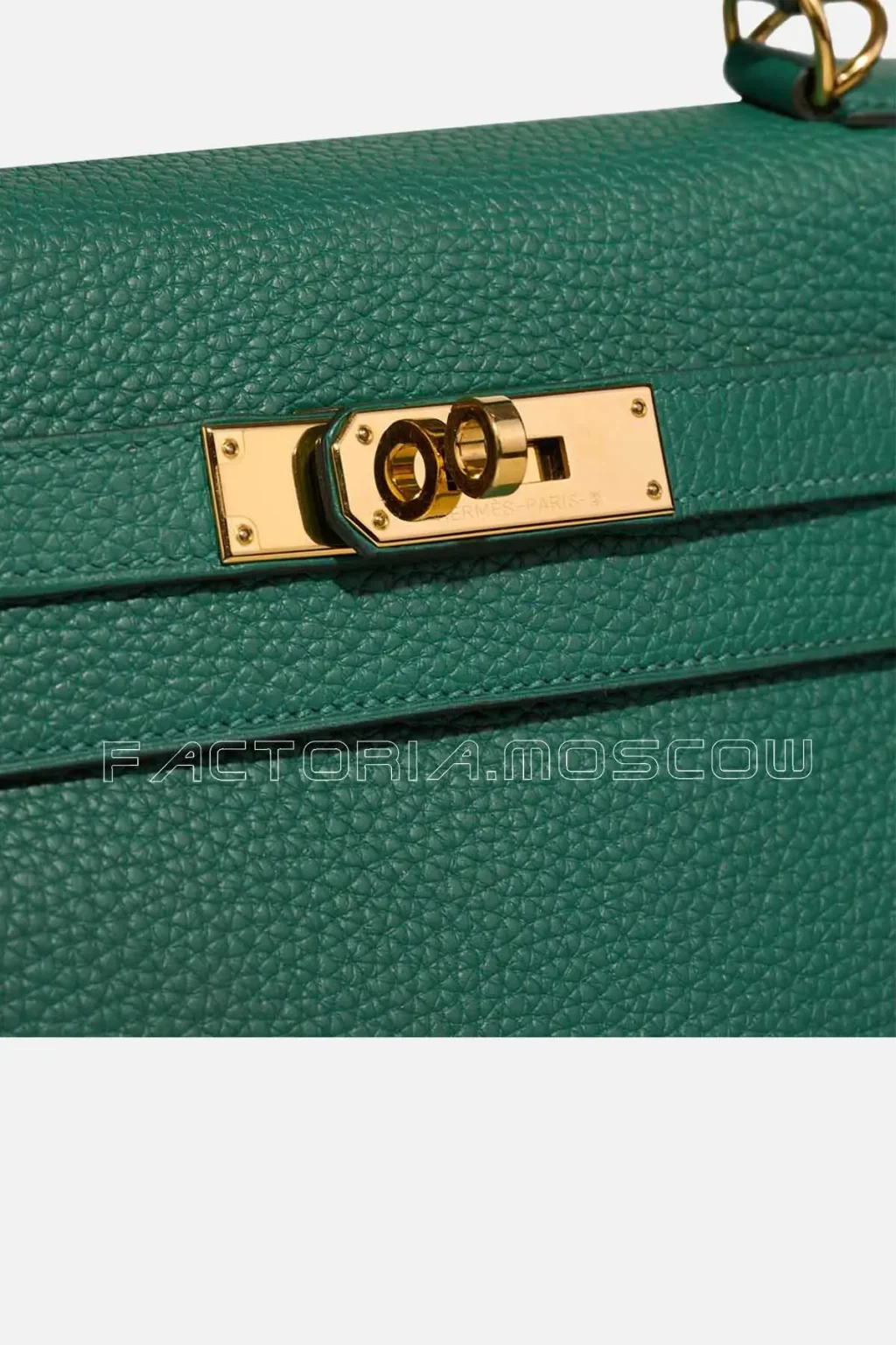 Hermès Kelly Retourne 28 Togo Colour Vert Vertigo GHW