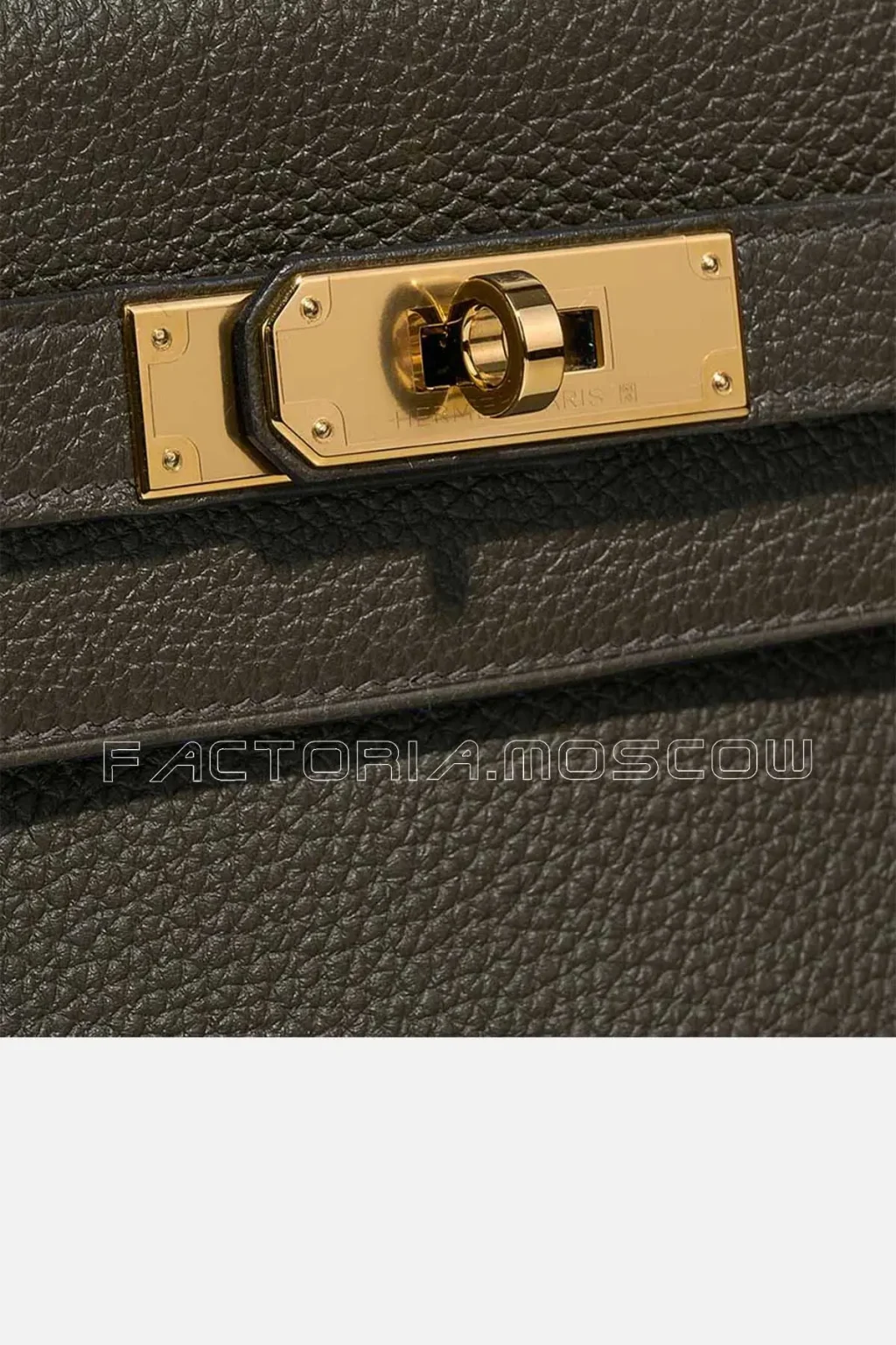 Hermès Kelly Retourne 28 Togo Colour Vert De Gris GHW