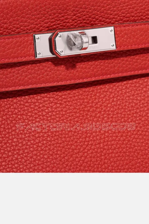 Hermès Kelly Retourne 28 Clémence Colour Rouge Vermillon PHW