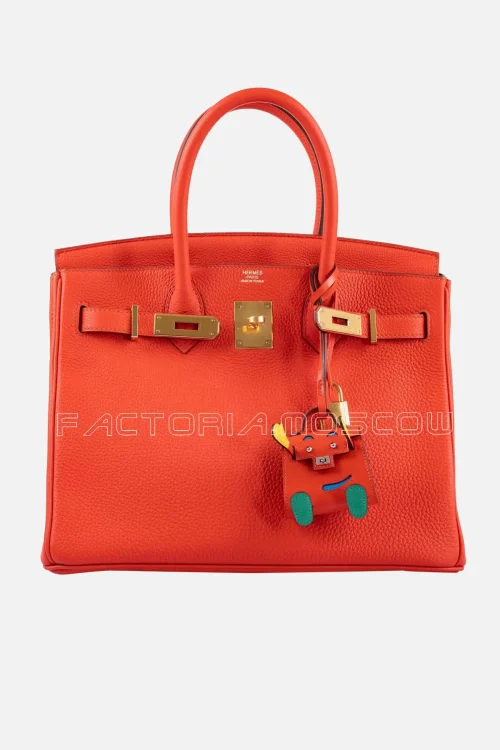 Hermes Birkin 30 Capucine Togo Leather GHW