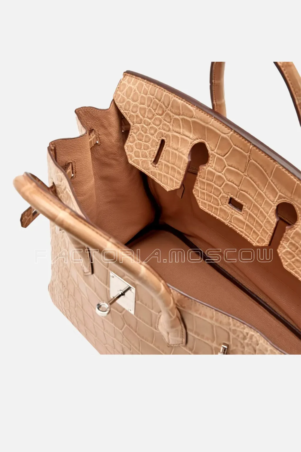 Hermès Birkin 35 Matte Alligator Colour Poussière PHW