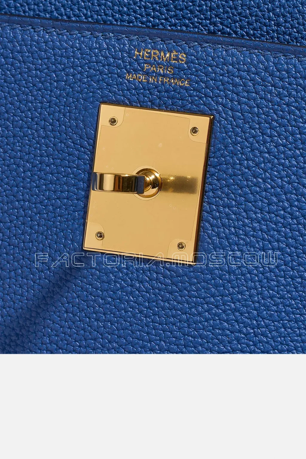 Hermès Kelly Retourne 28 Togo Colour Bleu De France GHW